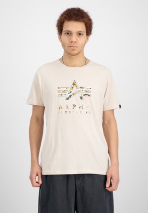 CAMO - T-Shirt print - jet stream white