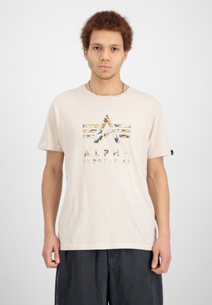 CAMO PP T - T-shirt con stampa - jet stream white