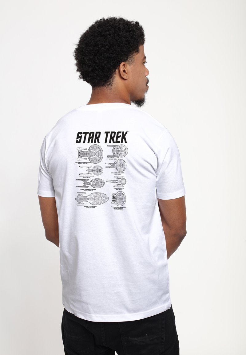 Henry Tiger STAR TREK SHIPS OF TREK - Camiseta estampada - white