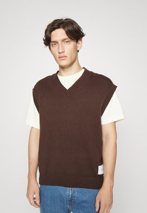 FLORENT LOGO SLIPOVER - Sweter - mountain grey