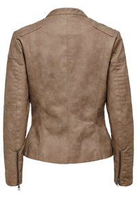 ONLY ONLAVA BIKER OTW NOOS - Faux leather jacket - woodsmoke