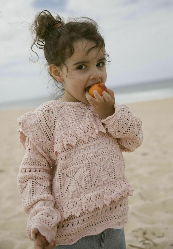 Strickpullover - peach whip