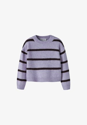Name it, KNITTED PULLOVER STRIPED - Pullover - heirloom lilac