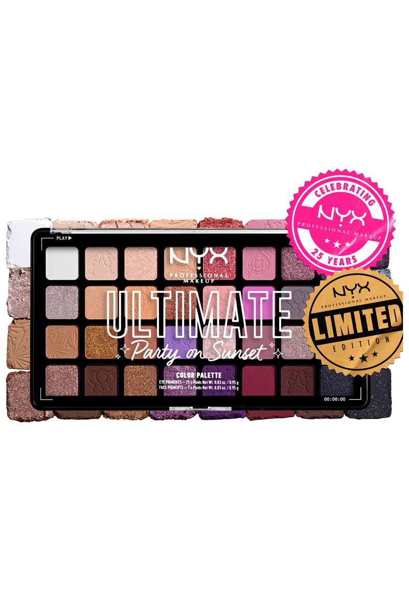 NYX Professional Makeup ULTIMATE SHADOW PALETTE 32-PAN - Eyeshadow palette - party at sunset not defined