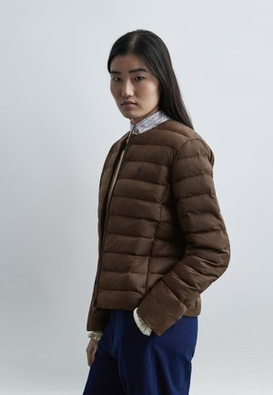WOMAN PUFFER JACKET - Zimná bunda - dark beech