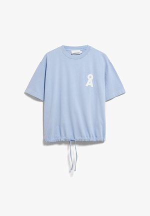 ARMEDANGELS, DRAWSTRING - T-shirt print - soft blue