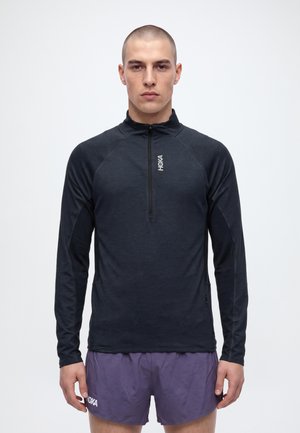 HOKA, SKYFORM HALF ZIP - Суитшърт с цип - black