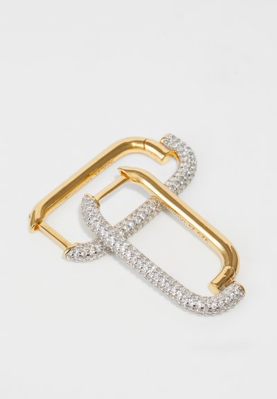 Otiumberg PAVE MOSAIC HOOPS - Ohrringe - gold-coloured