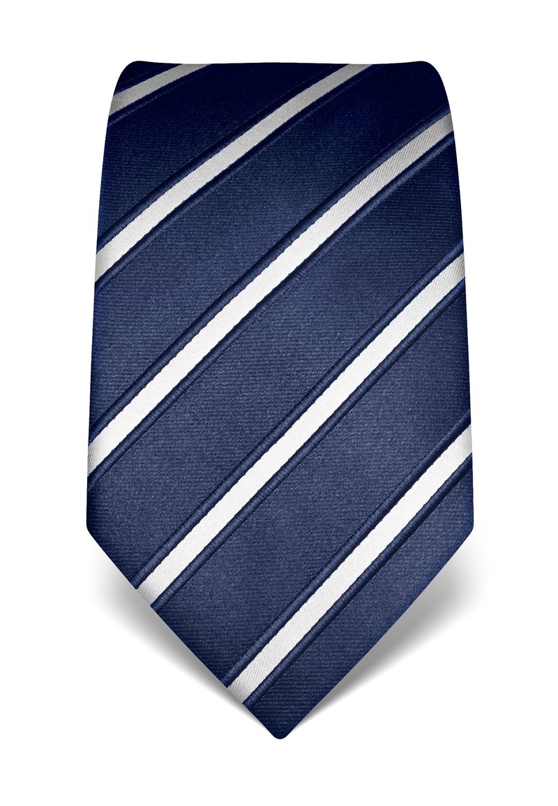 Vincenzo Boretti Qualità Cravatta Uomo Vincenzo Boretti - Seta Pura Righe Classica 8 Cm Cravatta Uomo Seta