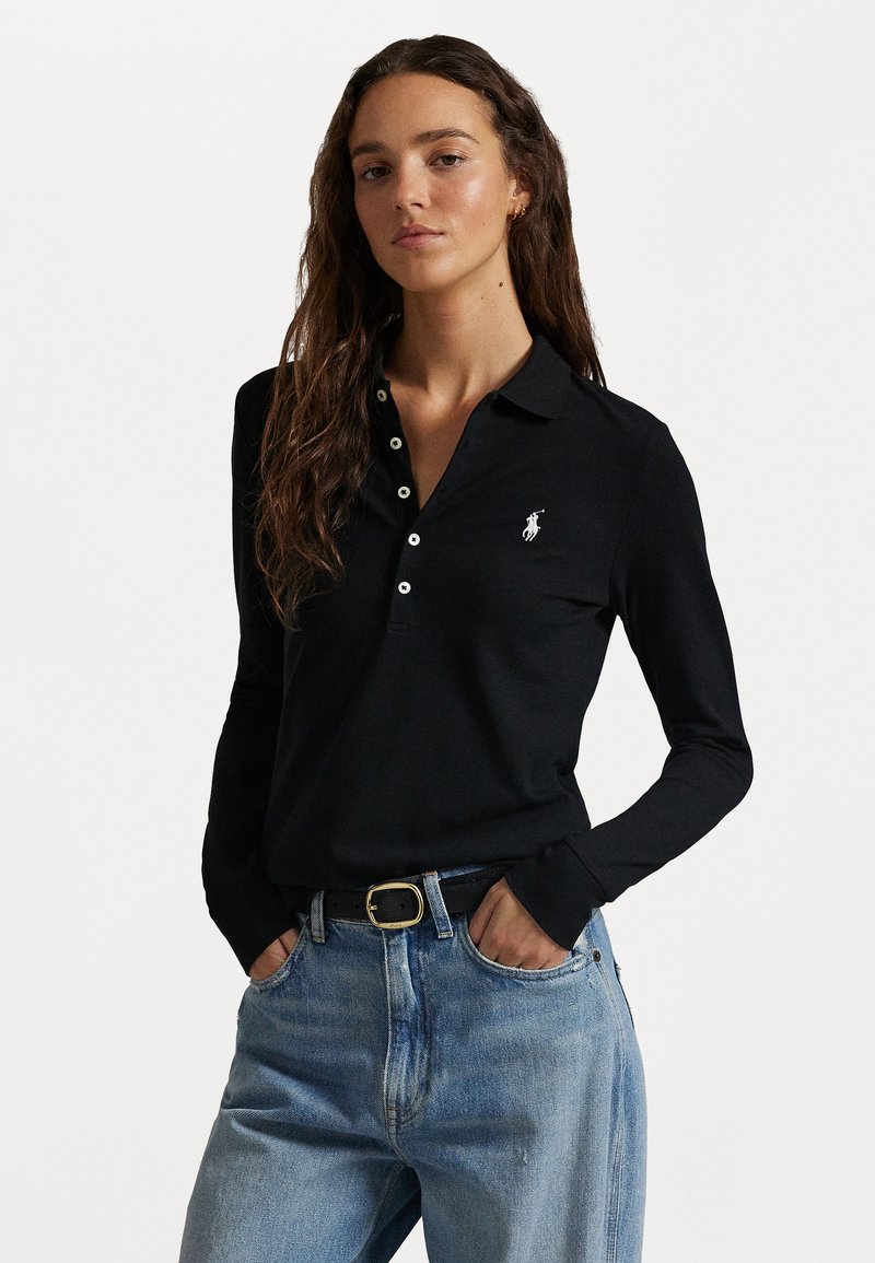 Polo Ralph Lauren JULIE LONG SLEEVE - Pólóing - black