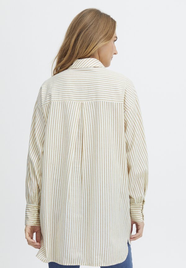 FRKaja - Button-down blouse - silver mink aop a4