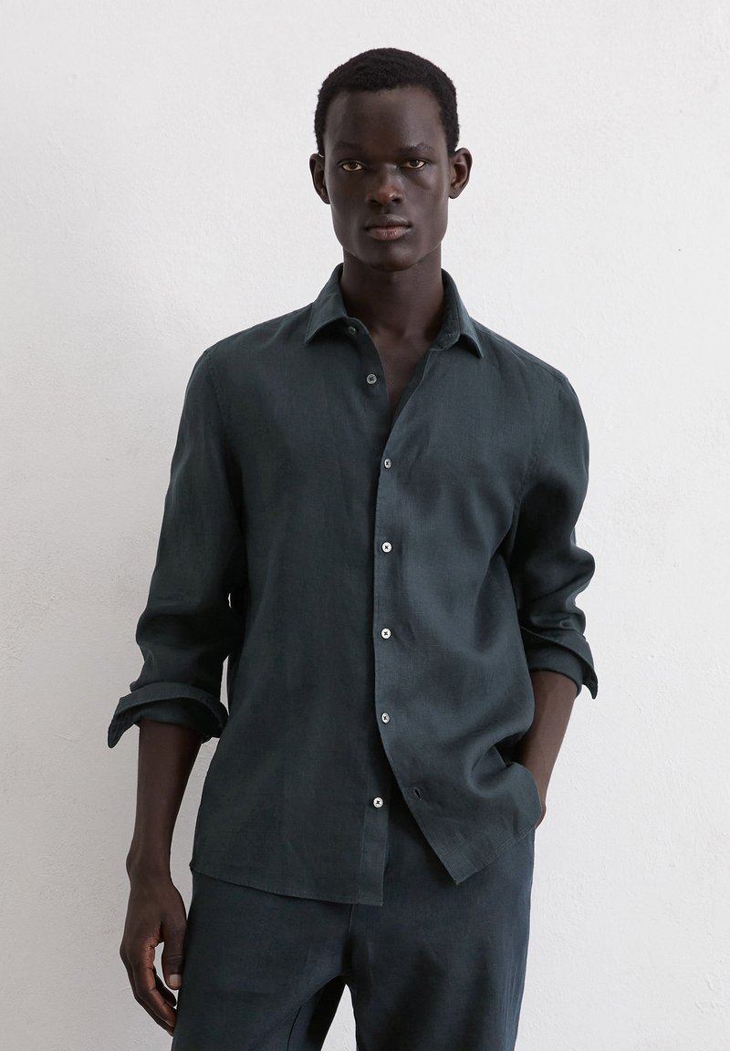 Marc O'Polo - SHAPED - Shirt - dark navy, Enlarge