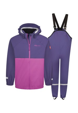 TROLLKIDS, RAIN SETS UNISEX - Rainsuit - mallow pink/violet blue