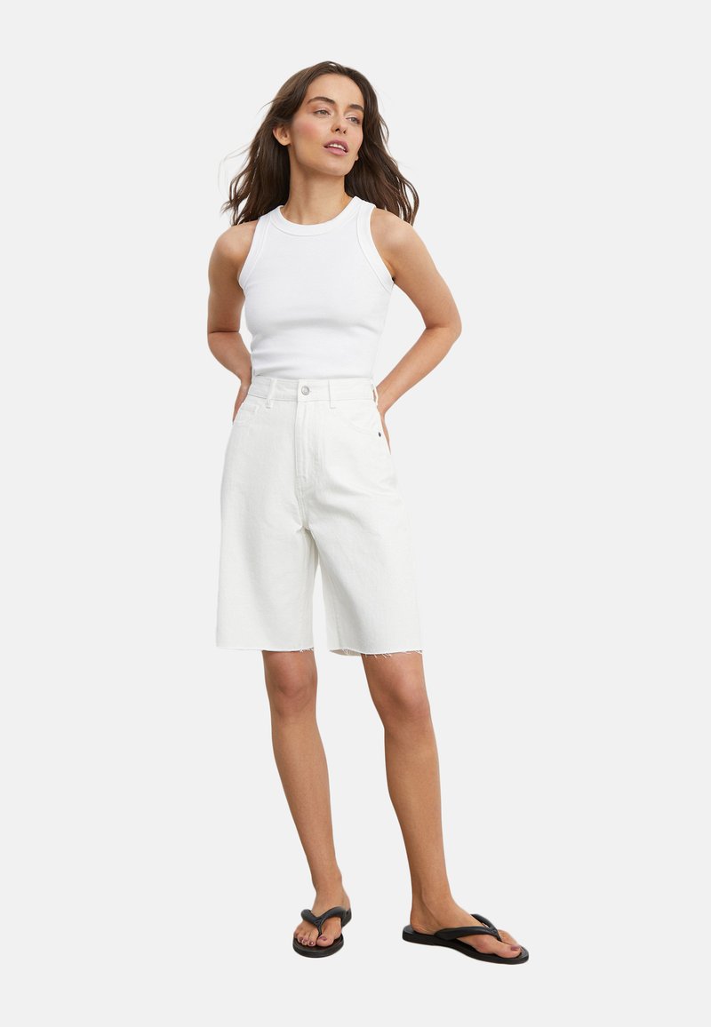 Damen Kleider | 12storeez ROHER Jeans Shorts ivory/weiß - ET26876 Damen Kleider | 12storeez ROHER Jeans Shorts ivory/weiß - ET26876