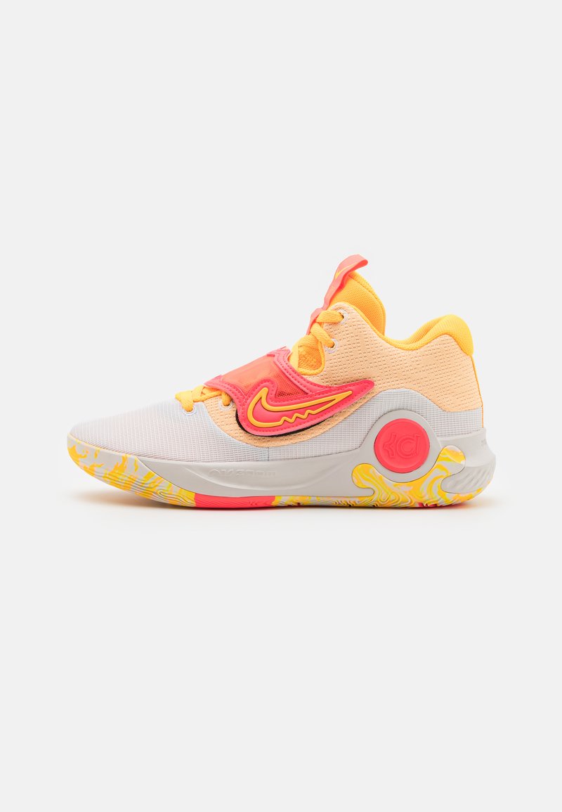 Nike Performance KD TREY 5 X Basketball shoes white/hot punch/laser