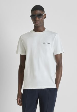 REGULAR FIT WITH LOGO FOAM MATCH - T-shirt basic - white