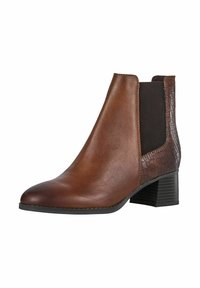 Marco Tozzi CHELSEA - Ankle Boot - cognac comb
