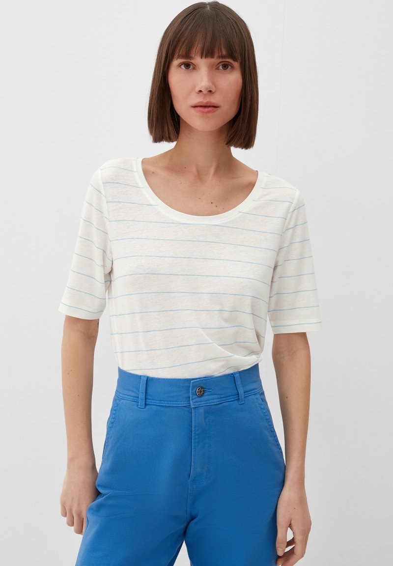 s.Oliver T-shirt print - blassblau