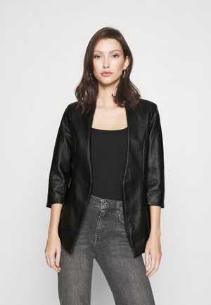 VILUPPI COATED - Blazer - black