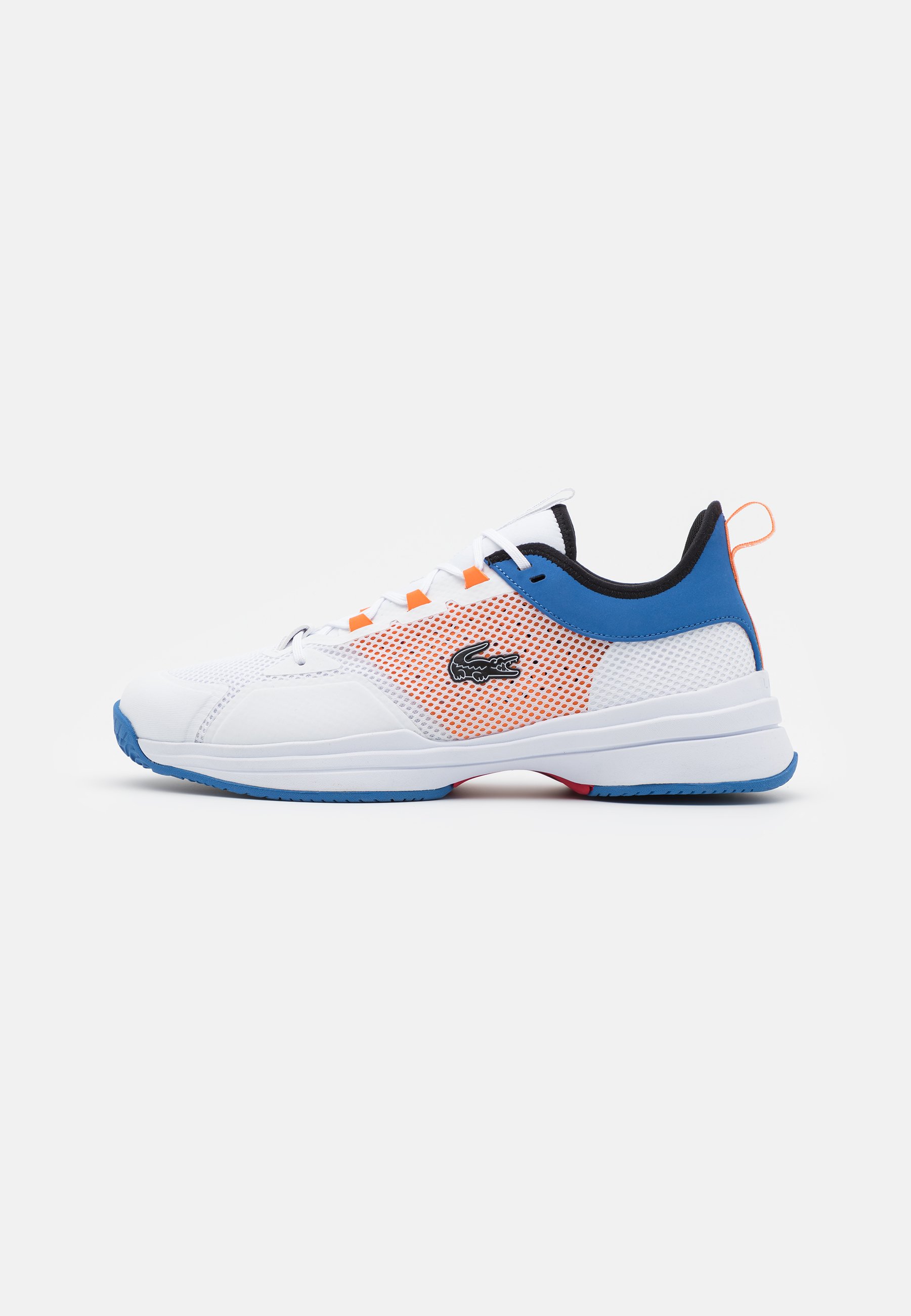 Lacoste Sport AG-LT21 - Multicourt tennis shoes - white/orange/white -  Zalando.co.uk