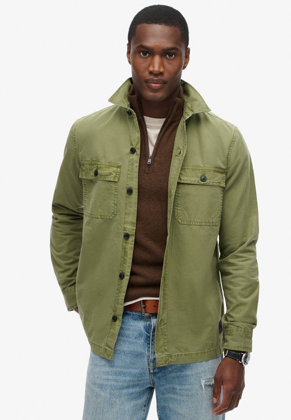 MILITARY LONG SLEEVE - Leichte Jacke - olive khaki