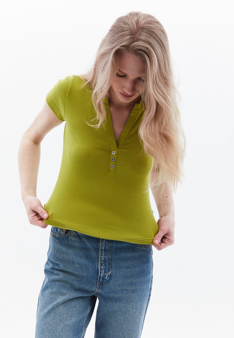 OXXO T-shirts basic - golden lime