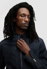 AllSaints CORA JACKET - Bőrdzseki - mcway blue