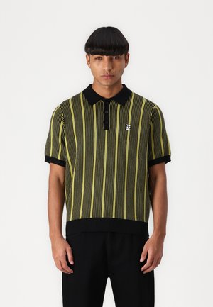 TRACE STRIPE TOP UNISEX - Polo marškinėliai - moss
