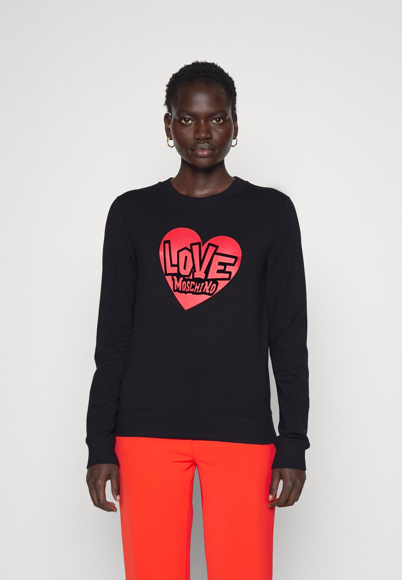 Love Moschino Sweatshirt black/noir ZALANDO.FR