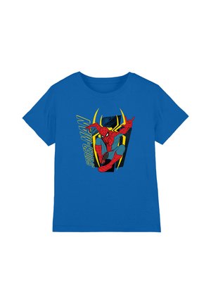 Marvel, SPIDERMAN BRAND NEW DAY JUMPING HERO UNISEX - Print T-shirt - royal blue