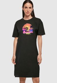 Merchcode SUMMER VIBES SUNSET SLIT - Trikotaažkleit - black