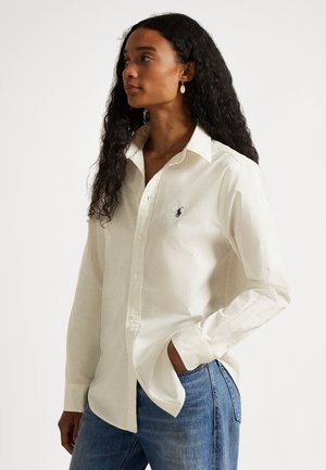 CLASSIC FIT COTTON TWILL SHIRT - Camicia - antique cream
