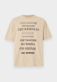Trükipildiga T-särk - beige taupe