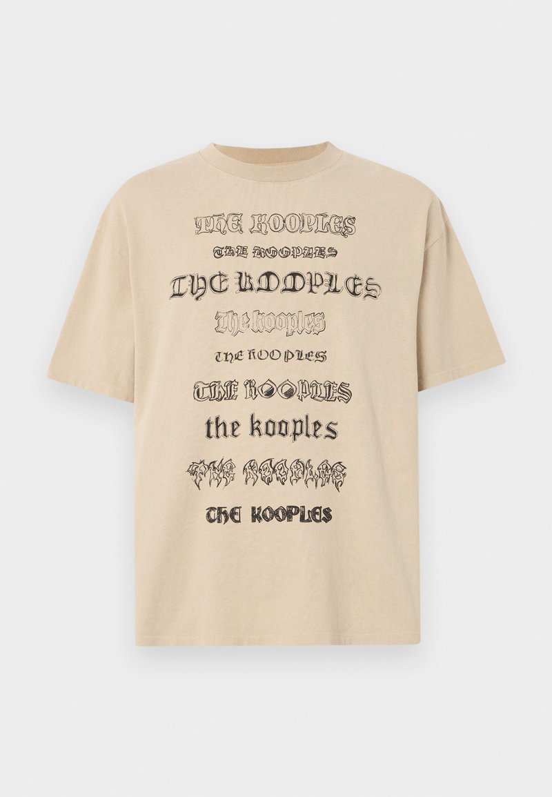 The Kooples T-shirt print beige