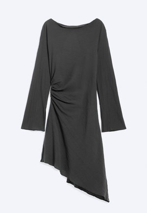 Weekday, OPEN BACK ASSYMETRIC DRESS - Päevakleit - off black
