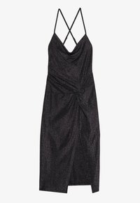 Rochie cocktail/Rochie petrecere - black lurex