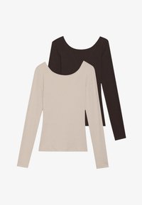 Selecionado, simply taupe/chocolate taupe