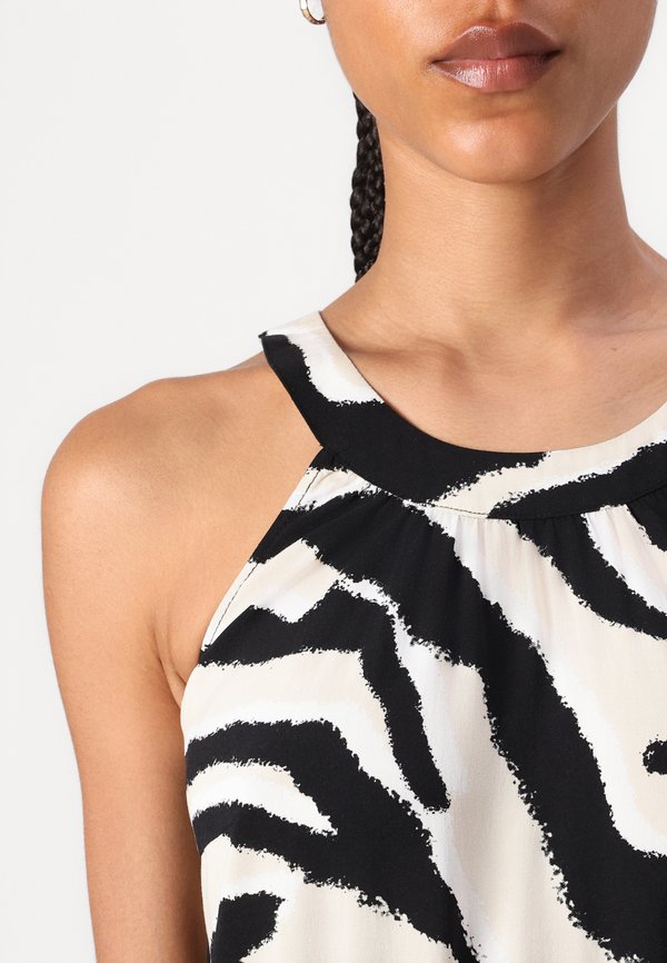 AMERICAN NECKLINE - Maxi dress - abstract beige3