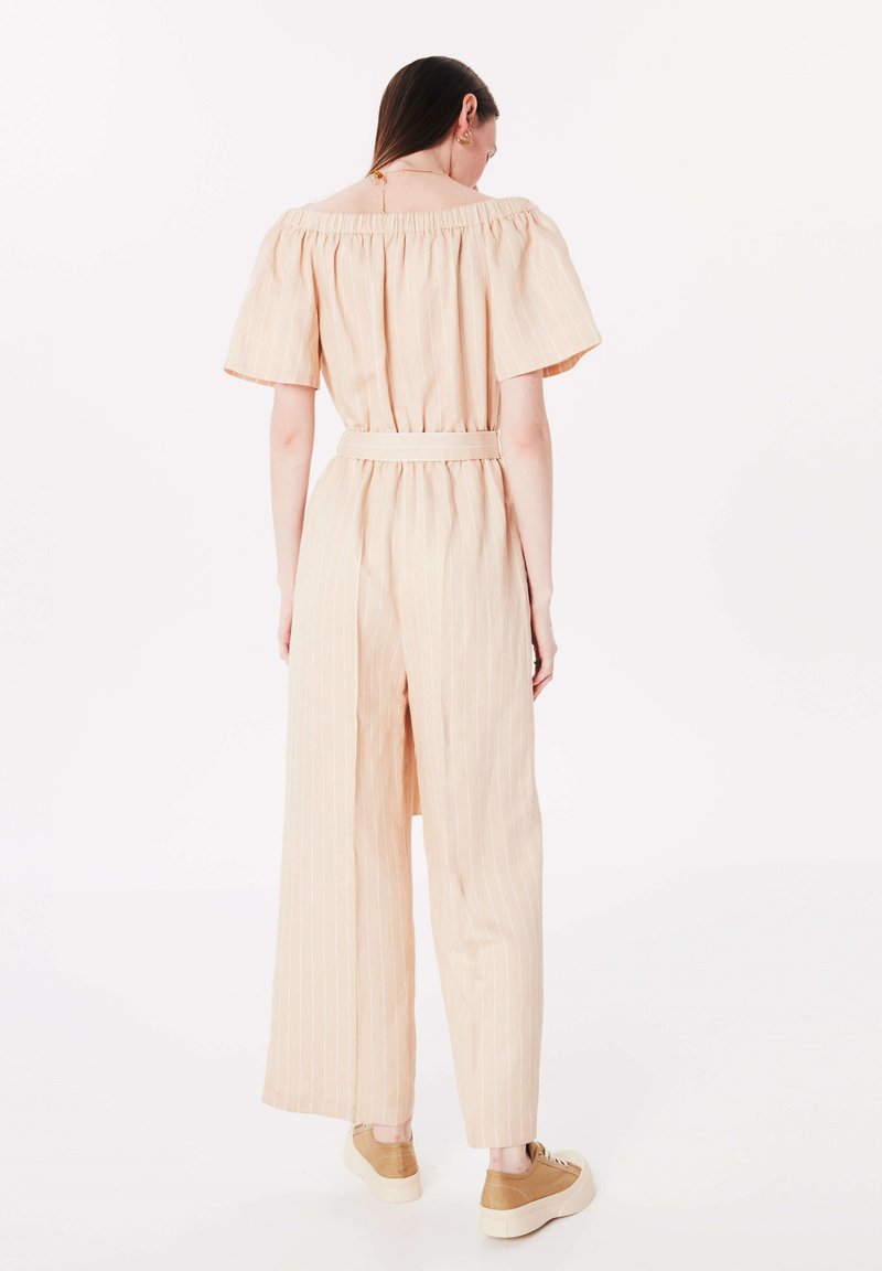Damen Kleider | Twist Jumpsuit natural/braun - GS85447 Damen Kleider | Twist Jumpsuit natural/braun - GS85447