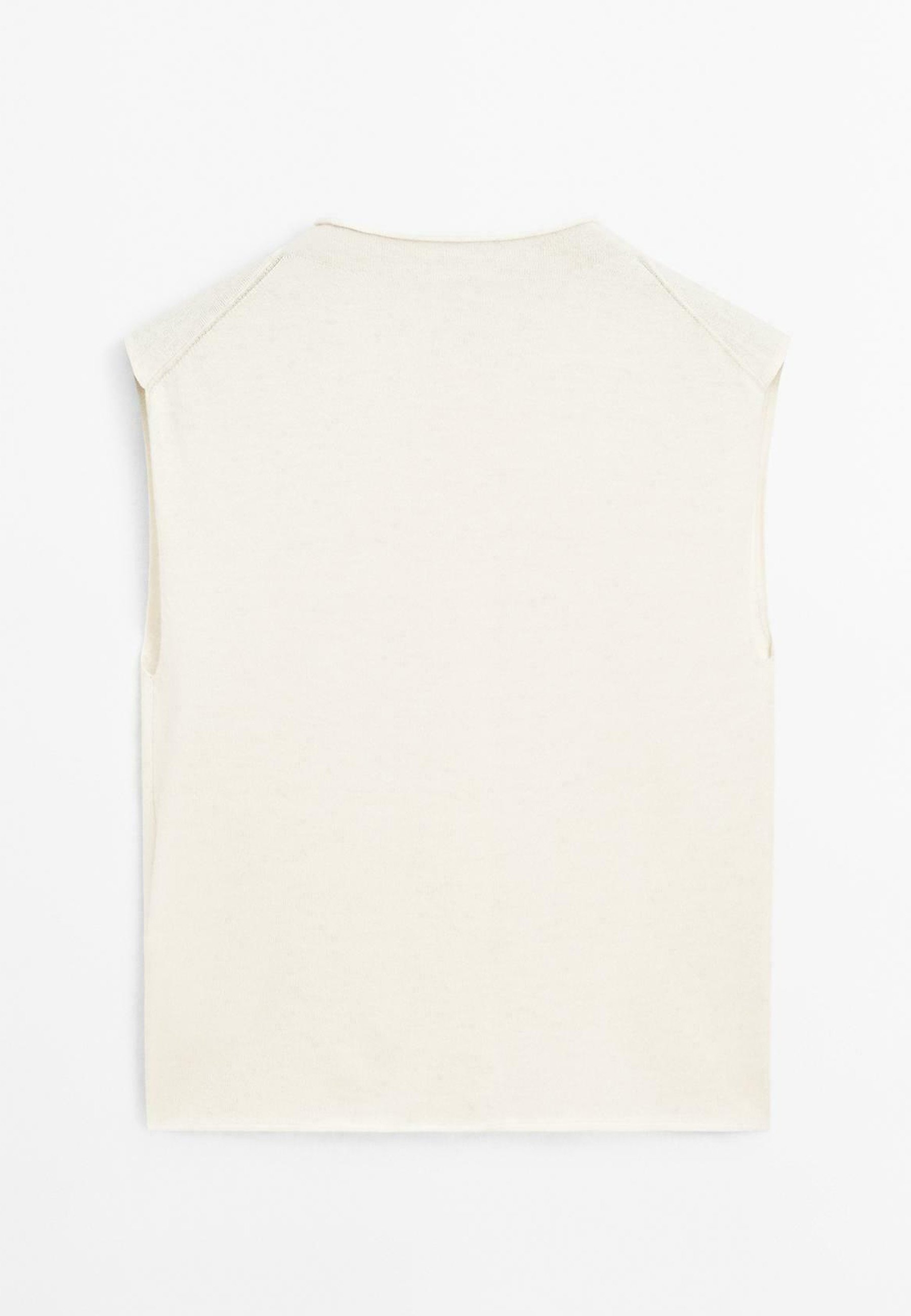 売れ筋商品|||マッシモ ドゥッティ Tシャツ レディース トップス PLEATED WITH FLECKED DETAIL  - Print T-shirt - beige Massimo Dutti PLEATED WITH FLECKED DETAIL - Print T-shirt