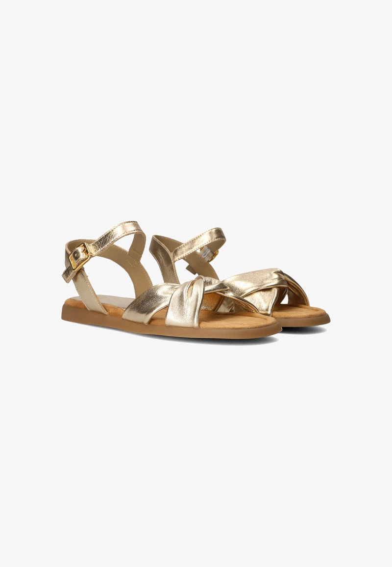 Unisa PLATTE - Riemensandalette - goud