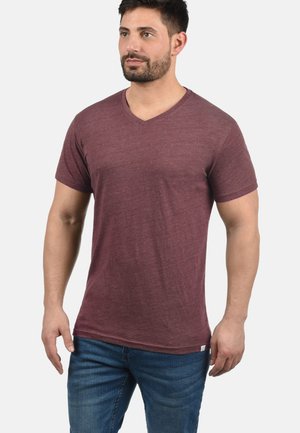 T-shirt basic - wine red m