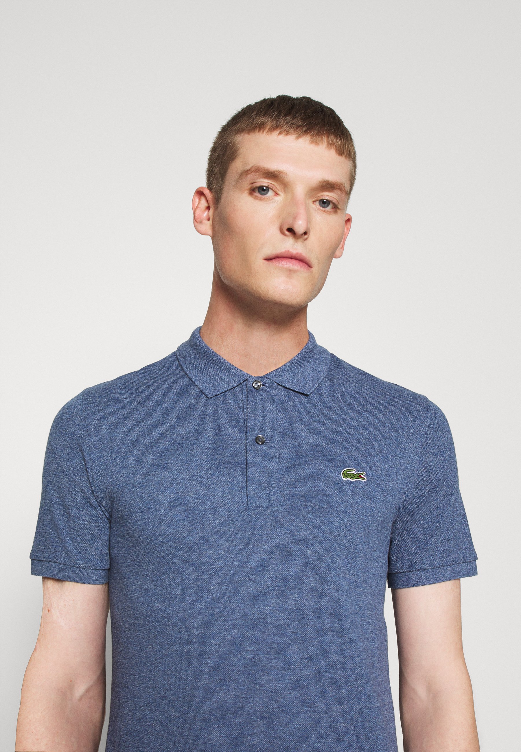 Lacoste Polo marškinėliai - mottled blue/marga mėlyna - Zalando.lt