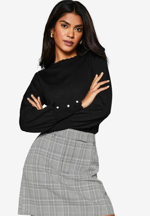 Lipsy LONG SLEEVE PETITE - REGULAR FIT - Svetr - black