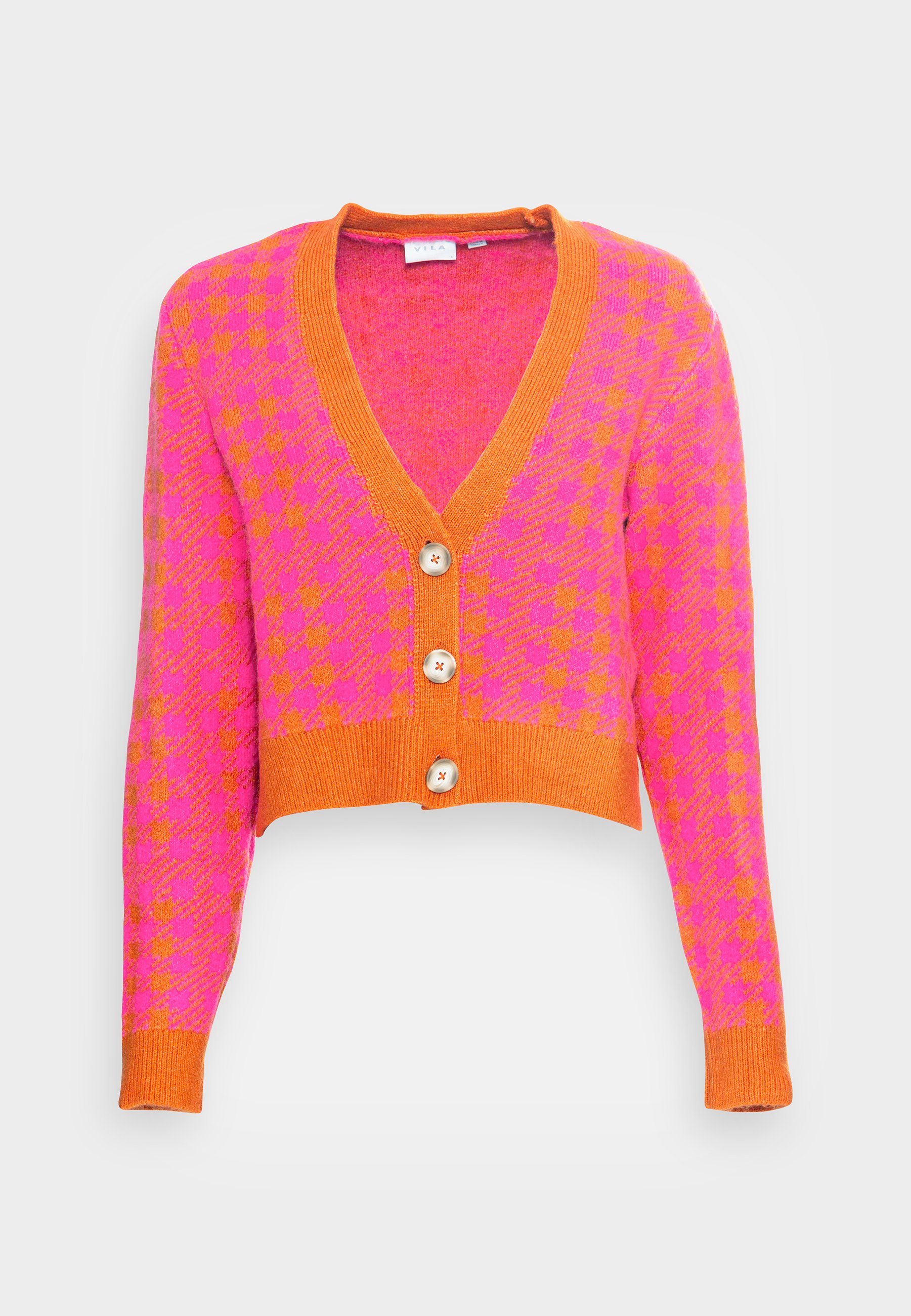 fuchsia pink cardigan