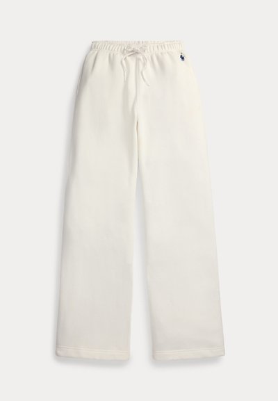 Polo Ralph Lauren DRAWSTRING FLEECE WIDE-LEG SWEATPANT - Trainingsbroek - white