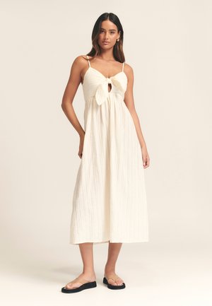 MRLO MIDI DRESS - Denné šaty - cream
