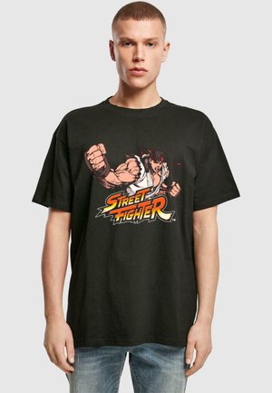 STREETFIGHTER - RYU CLASSIC GRAPHIC HEAVY  TEE - Print T-shirt - black