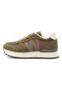 Unselected, dark olive multi