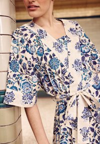 Cath Kidston PRINTED KIMONO - Köntös - blue white floral